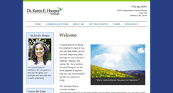 Desktop Screenshot of drkarenhooper.com
